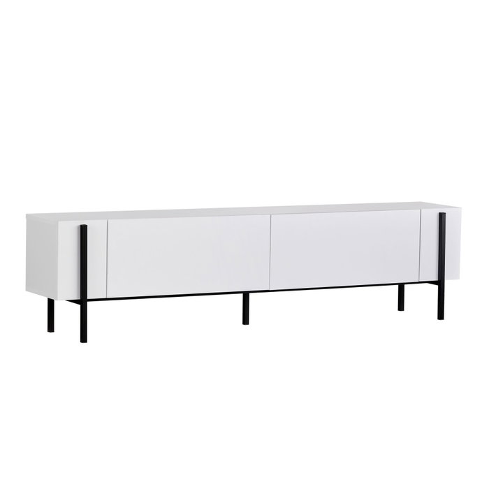 Nordure Nexus Mesa de TV Blanco y Negro